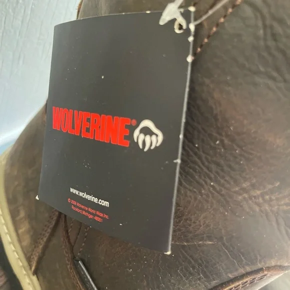 Wolverine Men's Dark Brown Leather Boots NWT - Picture 2 of 12